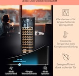 thumbnail of Klarstein Barossa 54 Uno Weinkühlschrank 155 L 54 Flaschen  Glastür Touch LED Schwarz