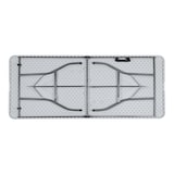 thumbnail of Pack 2 Draagbare Opvouwbare Tafels van Hars 240cm Wit O91