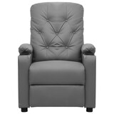 thumbnail of vidaXL Massagesessel Elektrisch Grau Kunstleder