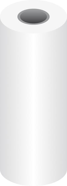 Kangaro thermorol 57x25x12mm, lengte ca. 6m, doos a 50 rol.