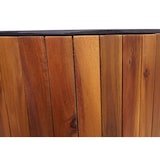 thumbnail of Pflanzkasten HWC-L24, Pflanzkübel Blumentopf Blumenkasten, rund 50x34cm Outdoor Akazie Holz MVG-zertifiziert, braun