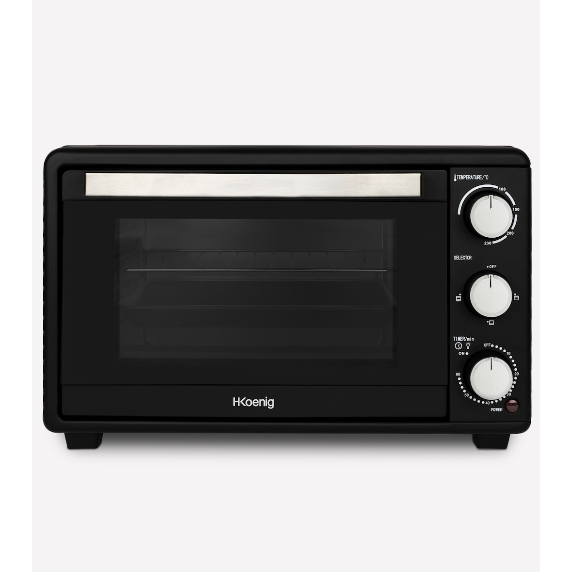 Mini Horno Eléctrico Sobremesa 25 L, 1500 W, Hasta 230ºc, Hasta 60 Mins, Acero Inox