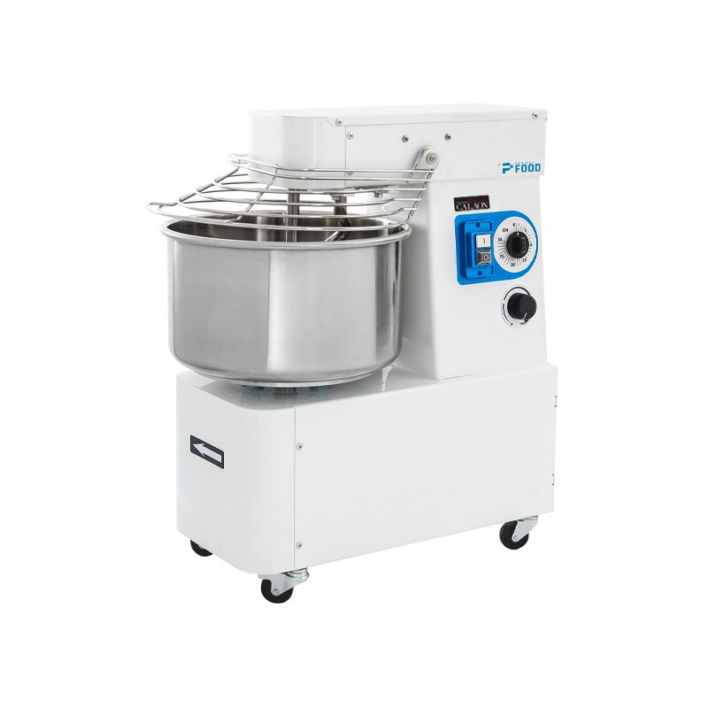 Impastatrice a spirale con variatore di velocità con testa fissa e motore monofase - capacità 41 lt