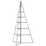 thumbnail of vidaXL Metall-Weihnachtsbaum für Dekorationen Schwarz 140 cm