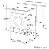 thumbnail of Bosch Serie 8, Einbauwaschmaschine, 8 kg, 1400 U/min. WIW28443