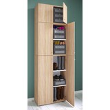 thumbnail of VCM Schuhschrank Lona Sonoma-Eiche H. 223 x B. 70 x T. 39 cm