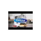 thumbnail of Affettatrice professionale con lama in acciaio inox da 30 cm di diametro, spessore di taglio regolabile da 1 a 12 mm e motore da 250W | Maxima