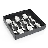 thumbnail of Coffret de 6 cuillères coudées carmil pour café ou cocktail -  Argent / Métallique  Acier Inoxydable (inox  Table Passion 8.80x cm