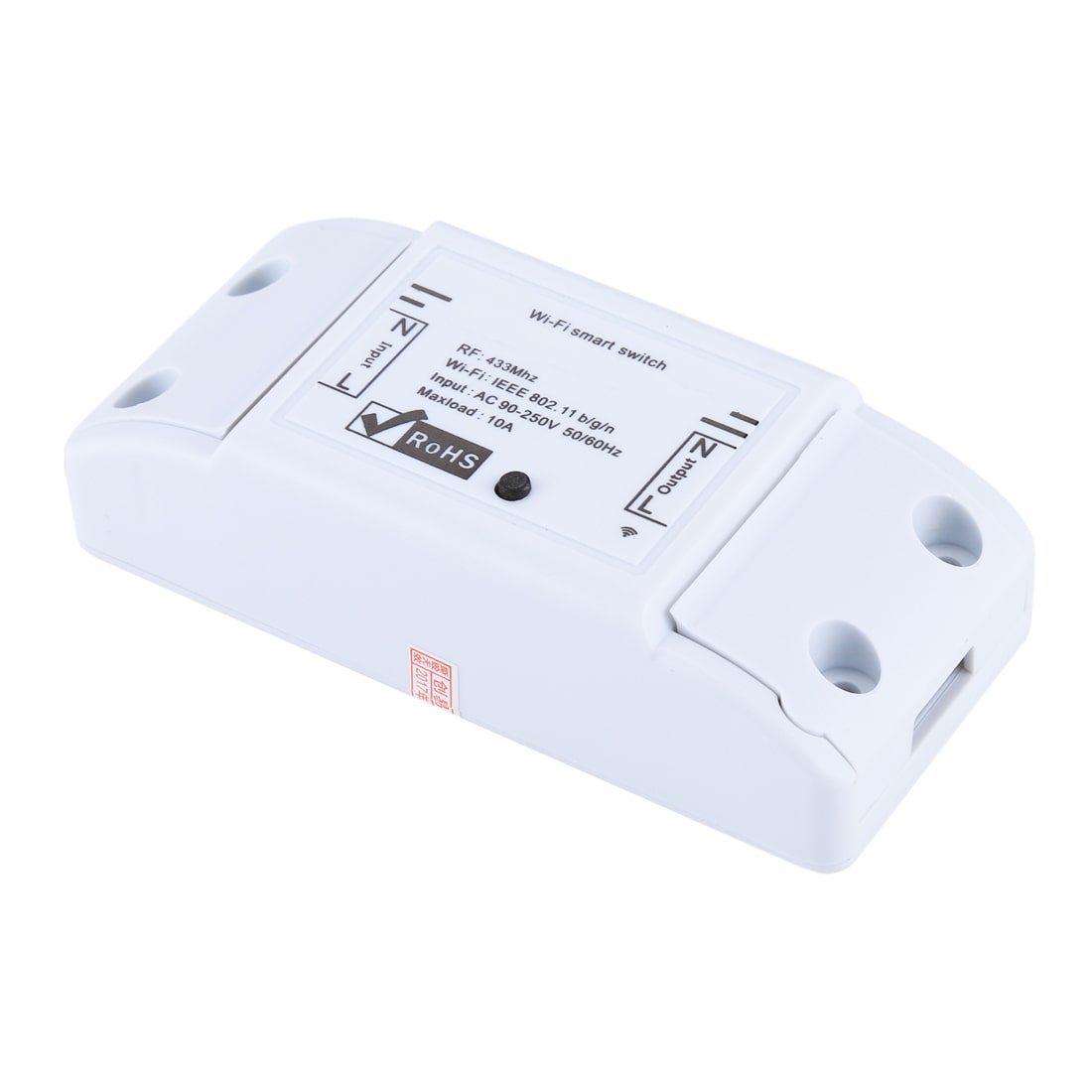 Interrupteur Connecté iOs Android Relais 433 Mhz Wifi Distance Minuterie Blanc YONIS