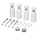 thumbnail of LuxeBath Badheizkörper Iron EM 600×1000 mm Anthrazit, Seitenanschluss Eck-Wand, Thermostat, Design Heizkörper Handtuchtrockner Heizung