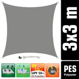 thumbnail of UV Sonnensegel Wasserdicht 3x3 - Viereckig - Sonnenschutz Segel Garten Terrasse