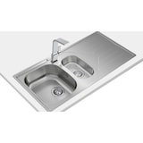thumbnail of Teka UNIVERSE 60 T-XP 1½B 1E Lavabo sobre-encimera Rectangular Acero inoxidable