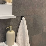 thumbnail of Intirilife 4x Handtuchhalter Handtuchhaken selbstklebend aus Edelstahl in Schwarz - 4.5 x 3 cm - Wandhaken für Küche Bad Klebehaken für optimalen Halt