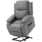 thumbnail of HOMCOM Poltrona Relax Reclinabile 160° Elettrica e Alzapersona in PU