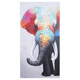 thumbnail of Ölgemälde Elefant II, 100% handgemaltes Wandbild Gemälde XL, 140x70cm