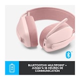 thumbnail of Logitech Zone Vibe 100 Over-Ear Headset Rosé - for Work & Play, 20Std. Akku