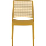 thumbnail of SIENA GARDEN Urban Lights Set 5teilig Square Stuhl gastrotauglich mustard mit Tisch Sola 80x80