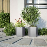 thumbnail of vidaXL Garten-Pflanzgefäße 2Stk.Sechseckig 46x40x45cm Verzinkter Stahl
