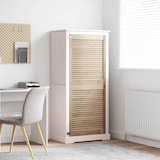 thumbnail of vidaXL Kastdeur Naturel 140.5x2x59.5 cm Massief grenenhout