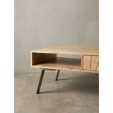 thumbnail of Couchtisch SIKAR 95x42x50cm Mango Massivholz / Metall Sofatisch, Design Wohnzimmertisch mit Schublade, Stubentisch Landhaus Braun, Designer Holztisch