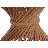 thumbnail of Mesa de apoio HWC-M31, mesa de flores, mesa de café em vime, redonda 43x38x38cm, vime Kubu natural