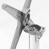 thumbnail of Tafelvoet met kantelsysteem 72 cm in Derby grijs aluminium - Oviala
