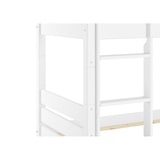 thumbnail of Etagenbett für Erwachsene weiß 100x200 Stockbett teilbar mit Rollrost Matratzen 60.16-10WT100M