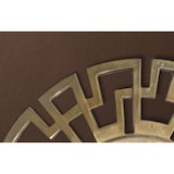 thumbnail of Wandspiegel Art déco 60 cm Metall Design Hängespiegel Gold, Aluminium Dekospiegel Rund mit Rahmen, Spiegel Wand Groß, Flurspiegel Garderobenspiegel