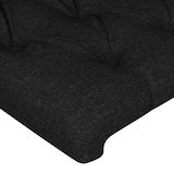 thumbnail of vidaXL LED Kopfteil Schwarz 83x16x118/128 cm Stoff