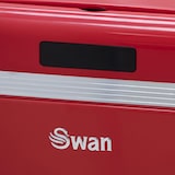 thumbnail of SWAN Retro Mülleimer mit Automatisch öffnender Sensor, Metall, 45 L, Vintage-Design, SWKA4500RN, Rot
