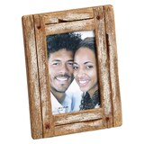 thumbnail of Moldura Dupla Retrato, branco/natural, 10 x 15 cm