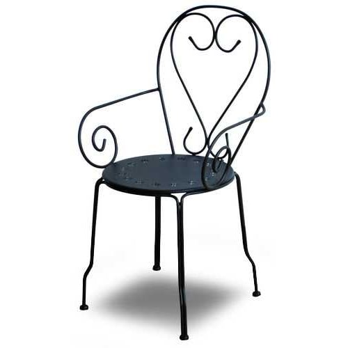 Vacchetti Poltrona metallo new old antracite chiaro cm49x48h43/59/90