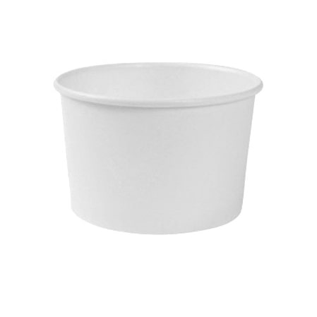 1200x Eisbecher Pappe 250 ml weiß