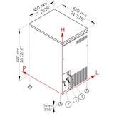 thumbnail of Machine à glace pilée spécial cocktail Brema TB 551A HC - Production 57 kg/24h