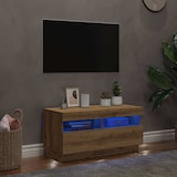 thumbnail of vidaXL TV-Schrank mit LED-Leuchten Artisan-Eiche 80x35x40 cm