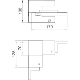 thumbnail of OBO Bettermann Inneneck GS-SI70110RW 6277040