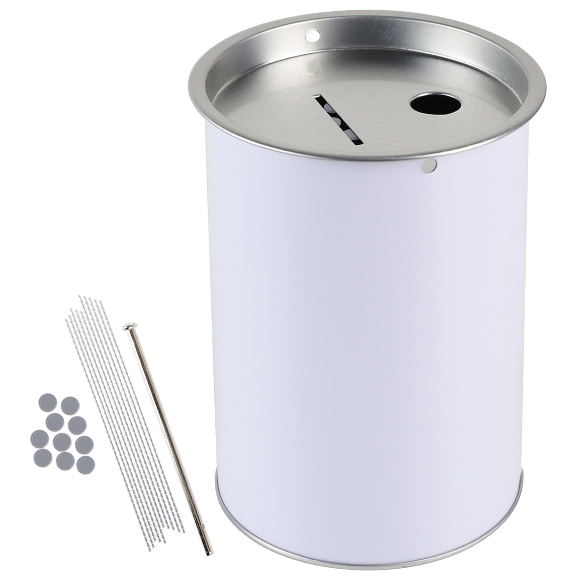 Spendendose, HMF 46000-07, 14,5 x 10 cm, Lichtgrau