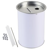 thumbnail of Spendendose, HMF 46000-07, 14,5 x 10 cm, Lichtgrau