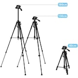 thumbnail of Tripode de Aluminio 60cm - 180cm Portatil, Soporte de Teléfono con Cabezal Giratorio Desmontable 360º