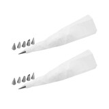 thumbnail of Ensemble de 2 Poches à douille et 6 embouts en inox 33 cm Zenker Smart Pastry