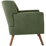 thumbnail of Poltrona Kioni in velluto a coste verde