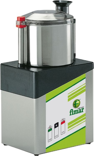 Cutter inox professionale con vasca da lt.5, 1 velocità, 1400 giri ...