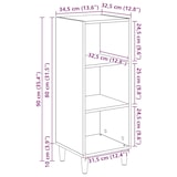 thumbnail of vidaXL Sideboard Altholz 32,5 x 34,5 x 90 cm Holzwerkstoff