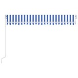 thumbnail of vidaXL Markise Manuell Einziehbar 400x350 cm Blau und Weiß