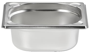 METRO Professional Recipiente GN 1/6, 65 mm, aço inoxidável 14/1