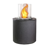 thumbnail of Camino Bioetanolo da Pavimento Biocamino per Interno Esterno Bruciatore in Acciaio Inox con Vetro Design Salotto e Ristoranti cm 36x56 – Nero