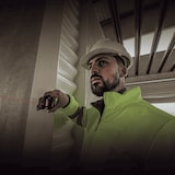 thumbnail of Meetlint van 5 m en laserafstandsmeter van 40 m IP54 display met achtergrondverlichting LCD-scherm met achtergrondverlichting USB-C opladen VITO