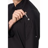 thumbnail of Chef Works® Kochjacke LANSING, Druckverschluss, Cool Vent™, lite, Schwarz, Größe XL