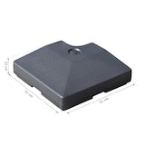 thumbnail of Outsunny - Sonnenschirmgewicht - 51Lx51Wx12Hcm - Schwarz