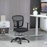 thumbnail of Vinsetto Cadeira de Escritório Ergonómica com Apoio para os Braços Apoio para os Pés e Assento Ajustáveis 59x59x95-115cm Preto